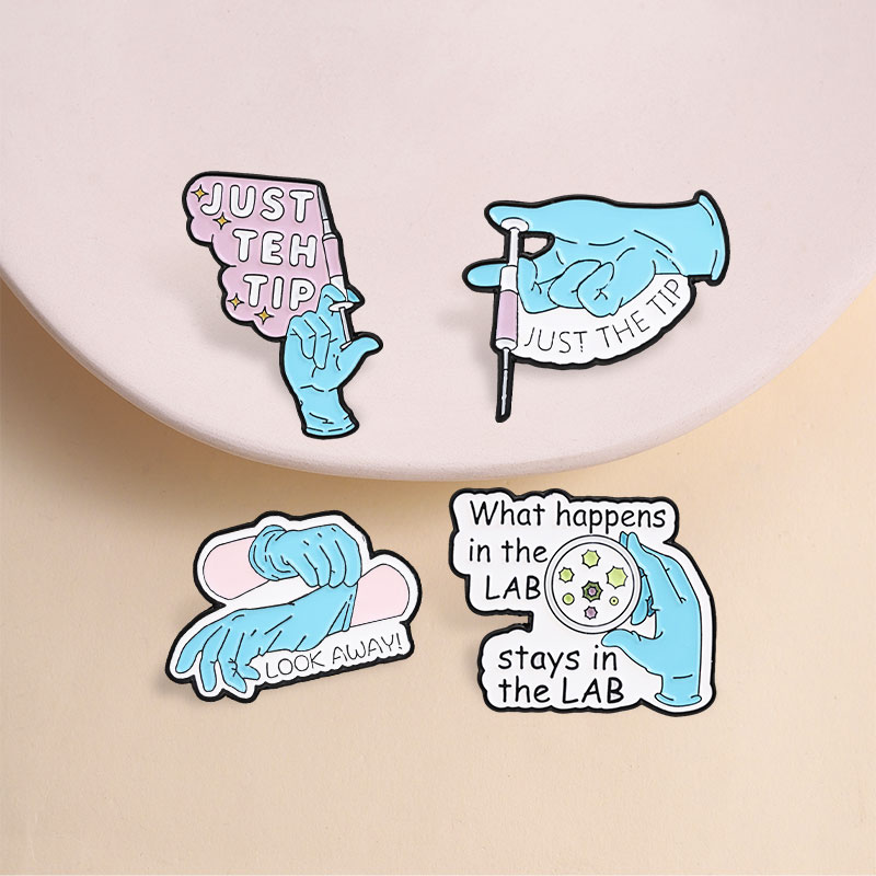 Science Lab Enamel Pins Just T - огляд і ціна Medical Lab Tech