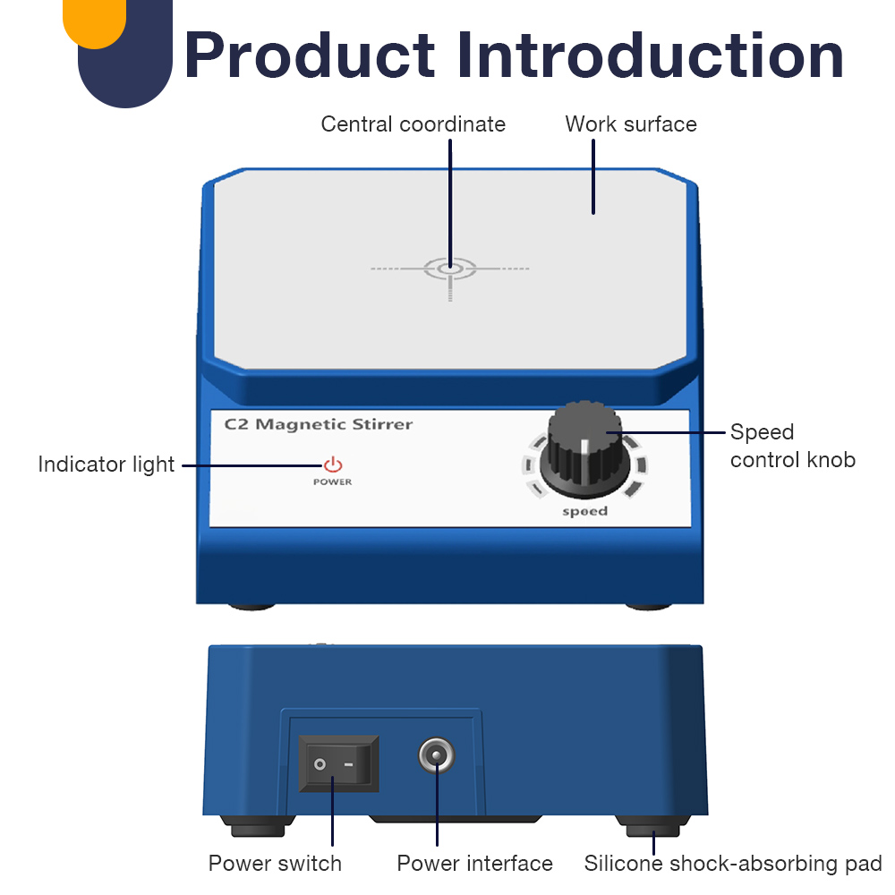 2025 New C2 2L Magnetic Stirre - огляд і ціна Magnetic Stirrer Hotplate