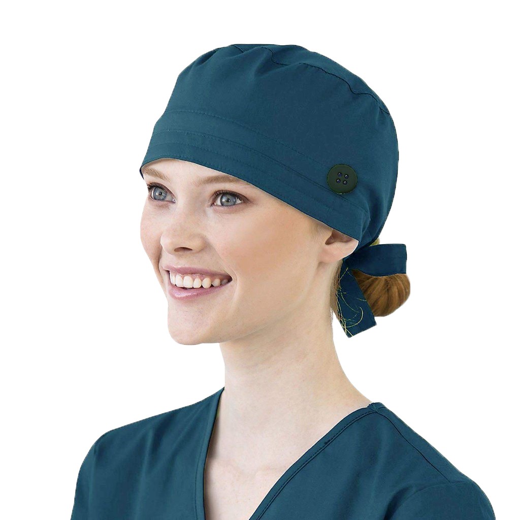 Solid Color Scrubs Caps With B - огляд і ціна Medical Lab Tech
