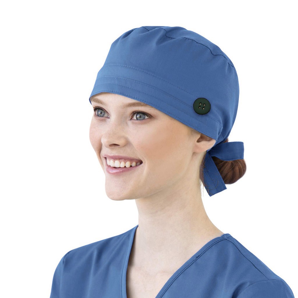 Solid Color Scrubs Caps With B - огляд і ціна Medical Lab Tech