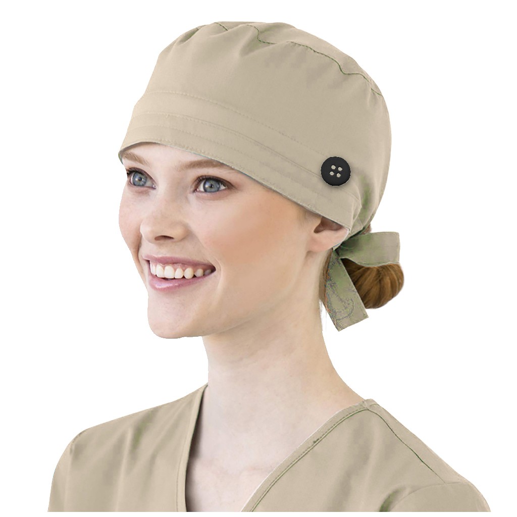 Solid Color Scrubs Caps With B - огляд і ціна Medical Lab Tech