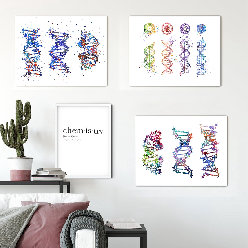 DNA Molecule Print Modern Medi - огляд і ціна Medical Lab Posters